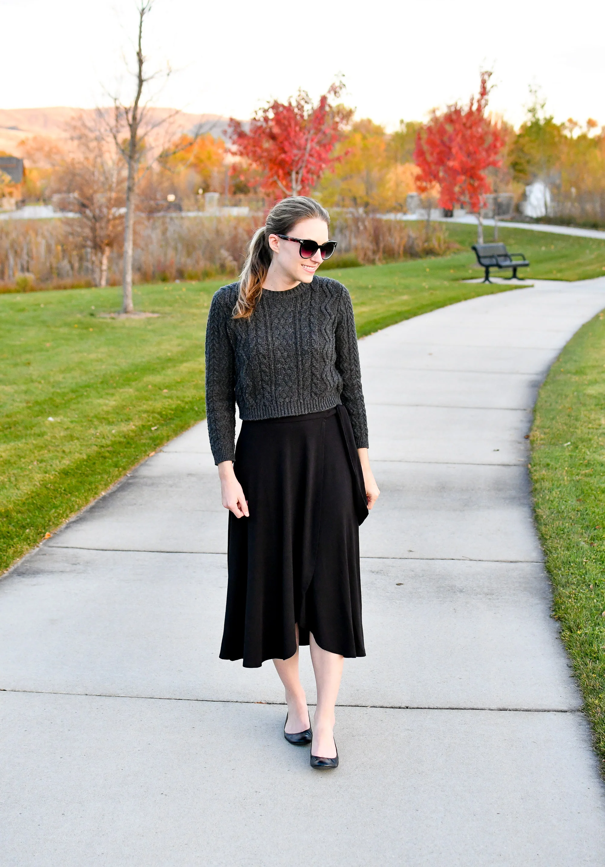 Knit midi top skirt 2018